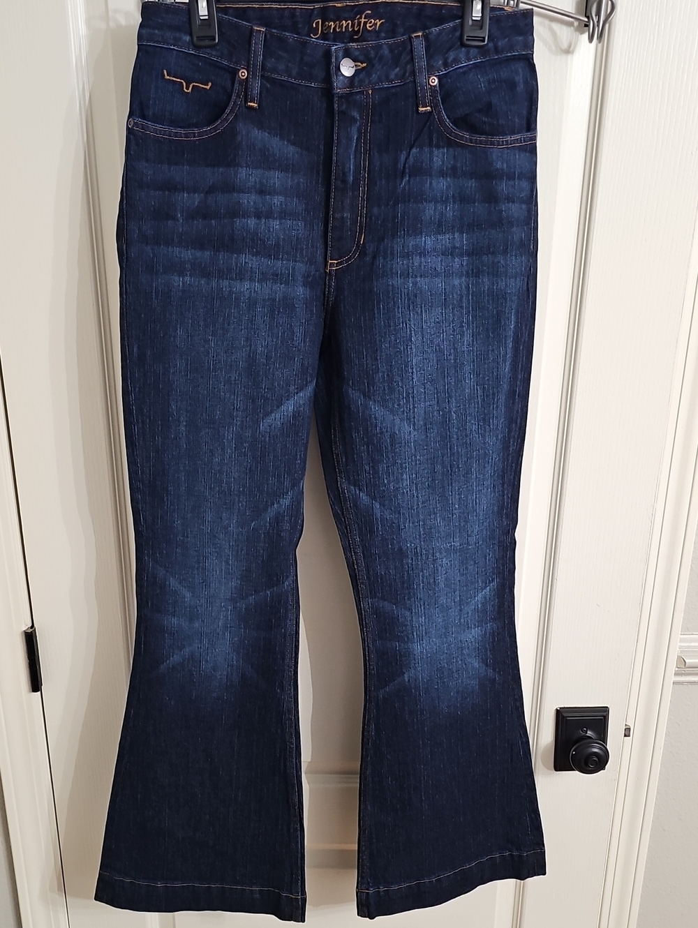 Kimes Jennifer Women’s Dark Blue Bootcut Trouser Jeans Sz.8